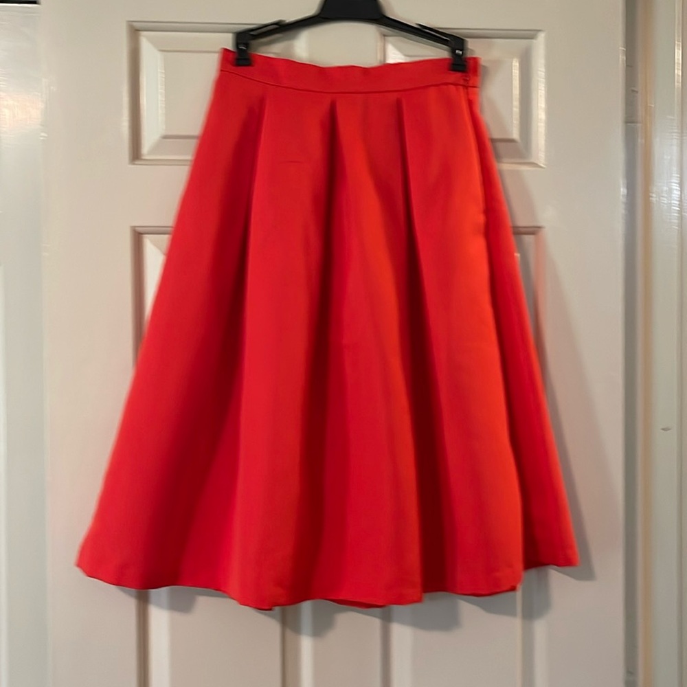 Midi Pleated Skirt